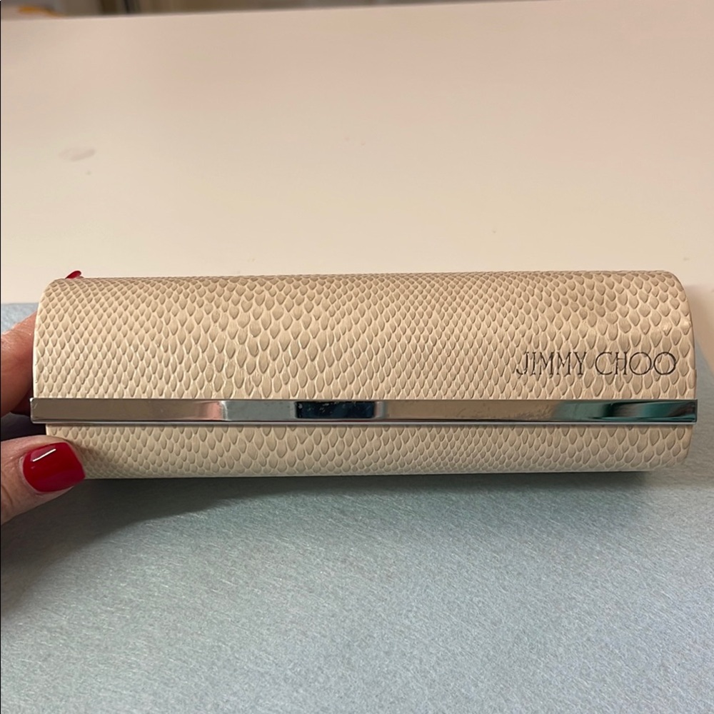Jimmy Choo Cream Clutch